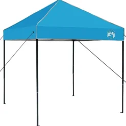 Pop-up festtelt 200x200 cm - Holdbart stof | Farve: Blå