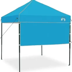 Pop-up festtelt 200x200 cm - Holdbart stof | Farve: Blå