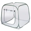Pop-up havedrivhus - NATURE - 100x100x100 cm - Transparent PE - UV-beskyttelse