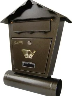 POSTKASSE MED RØR SD2T GULD - SKL SD2T 854