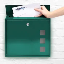 Postkasse tofarvet