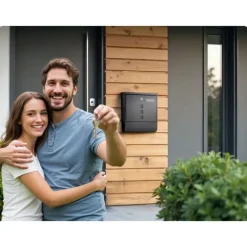 Postkasse 34x30,5x10 cm antracit HM-861