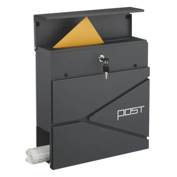 Postkasse, 38x37x12 cm, Metal