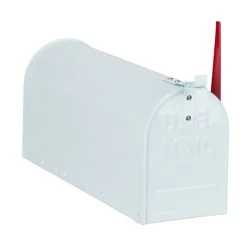 Postkasse, 25x19x52.5 cm, Sølv