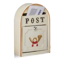 Postkasse, 31.5x21.5x8.5 cm, Sort