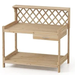 Pottebord, 90x59x88 cm, Naturlig