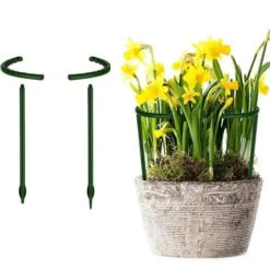 Pottestøtte - Støtte til planter & blomster - 4 dele sæt - 14 cm