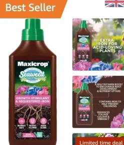 PPSI61L Iron Infused Seaweed Extract 1L Plant Nutrition for Brilliant Foliage