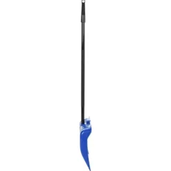 Praktisk sneskovl i metal - 147 cm | Farve: Blå