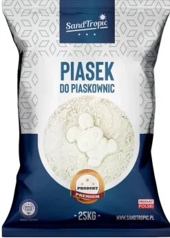 Premium Hvid Dekorativ Lejesand til Haveprojekter - 25kg