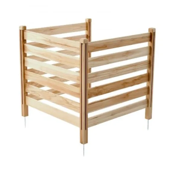 Privat hegn, 91,4x91,4x91,4 cm, træ, udendørs indhegning