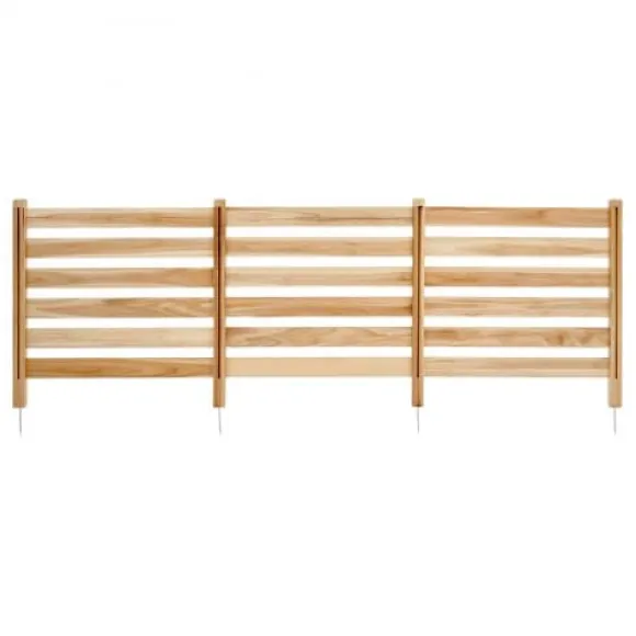 Privat hegn, 91,4x91,4x91,4 cm, træ, udendørs indhegning