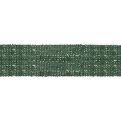 Privatlivsskærm med blade 600x150 cm | Farve: Mørkegrøn