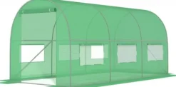 Professionel 450x200x200cm drivhus tunnel til effektiv afgrødedyrkning