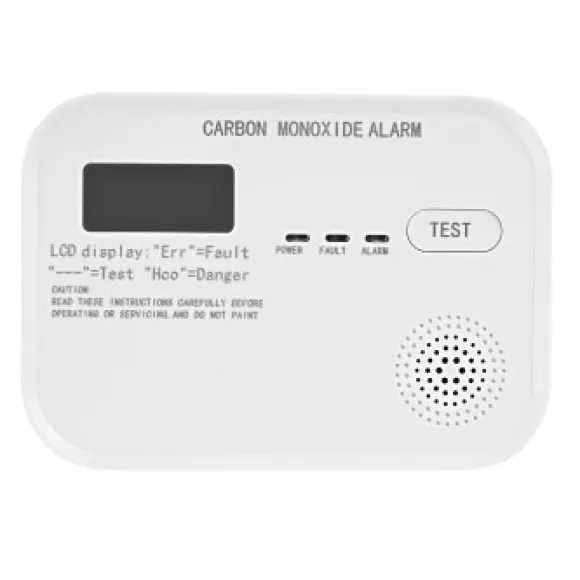 Profile CO-detektor 1J Fungerer med 3 AA-batterier med LCD-display