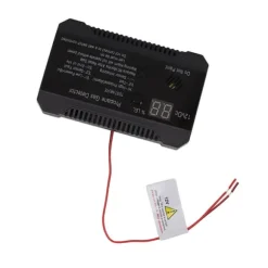 Propangasdetektor til autocampere med høj 85dB alarmlyd - UL-certificeret sensor (sort)