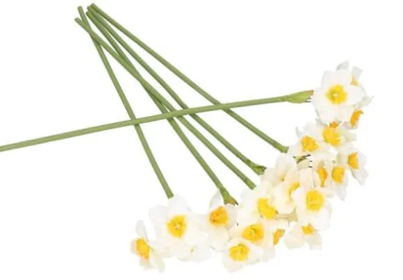 PÅSKELILLEBUKET PÅSKELILLE 41 CM 6 GRENE KUNSTIGE BLOMSTER