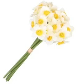 PÅSKELILLEBUKET PÅSKELILLE 41 CM 6 GRENE KUNSTIGE BLOMSTER