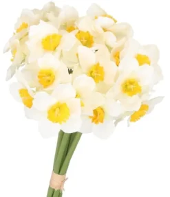 PÅSKELILLEBUKET PÅSKELILLE 41 CM 6 GRENE KUNSTIGE BLOMSTER