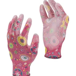 PU HANDSKER PINK L230309P, KORT, "9", CE, LAHTI