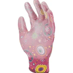 PU HANDSKER PINK L230309P, KORT, "9", CE, LAHTI