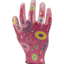 PU HANDSKER PINK L230309P, KORT, 