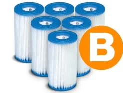 Pumpefiltersæt Type B 6 stk. INTEX 29005 x6