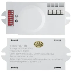 Radarinduktionsmikrobølge-switchsensorstyringsudstyr TDL-1918 5,8 GHz