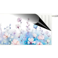 Radiatordæksel Dekorativ radiatormagnet Pastel Blomstereng