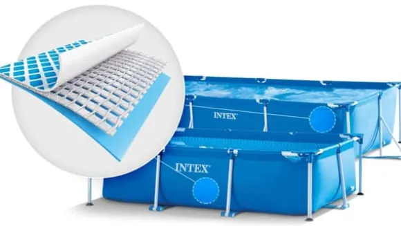 Ramme havepool 300 x 200 x 75 cm 2 i 1 INTEX 28272