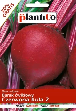 Rødbeder RED BALL 12 g PlantiCo frø