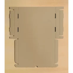Rådhus RD-352003-25 Postkasse 180x115x28mm Krympepapir 25 stk. Bølgepap Brun