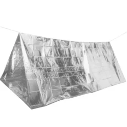 Redningstæppe | Overlevelsestæppe | Nødtæppe af sølvfolie mod vejr og vind 160x210 cm