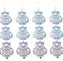 Reflekterende fugleskræmsel i form af ugler 4 Pack