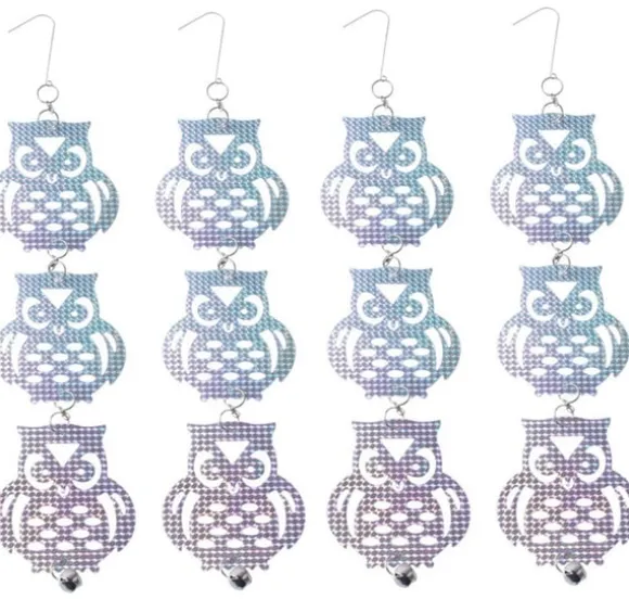 Reflekterende fugleskræmsel i form af ugler 4 Pack