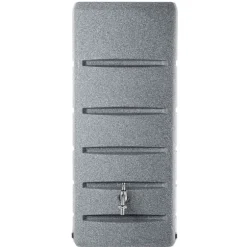 Regnvandstank, 260L kapacitet, holdbart plastik, smart dræningsdesign, overjordisk stabilitet, moderne granitfinish