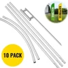 Reklameflagstang: 10 x fjerflag, 16 fod vindstille sæt med jordspyd, inkl. 6 Swooper-flag - perfekt til butiksskiltning!