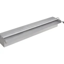 Rektangulær vandfaldsfontæne med LED-lys rustfrit stål 60 cm - Fontæne Til Pool - Fontæner Til Pools - Home & Living