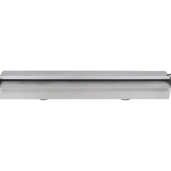Rektangulær vandfaldsfontæne med LED-lys rustfrit stål 60 cm - Fontæne Til Pool - Fontæner Til Pools - Home & Living