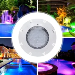 RGB LED Pool Light, Vandtæt IP68, 11 Farvemodes, 2500 Lumen
