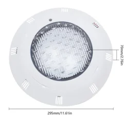 RGB LED Pool Light, Vandtæt IP68, 11 Farvemodes, 2500 Lumen