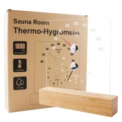 RGB saunatermometer - nøjagtige temperatur- og luftfugtighedsaflæsninger