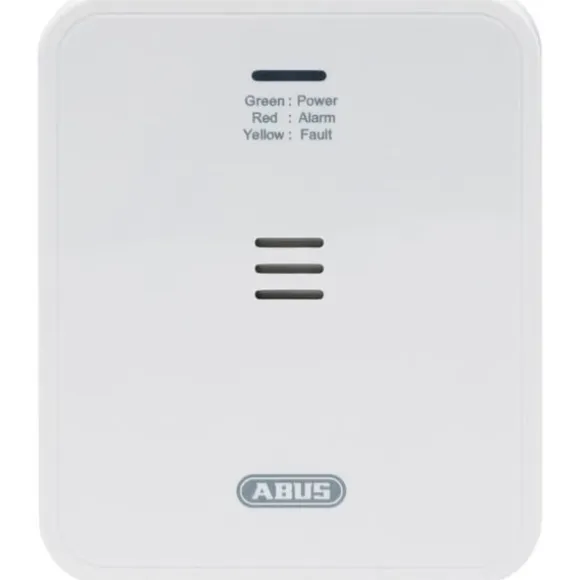 Røgdetektor - ABUS - COWM370 - Kan tilsluttes - 85 dB alarm - 40 m² beskyttelse - 10 års lithiumbatteri