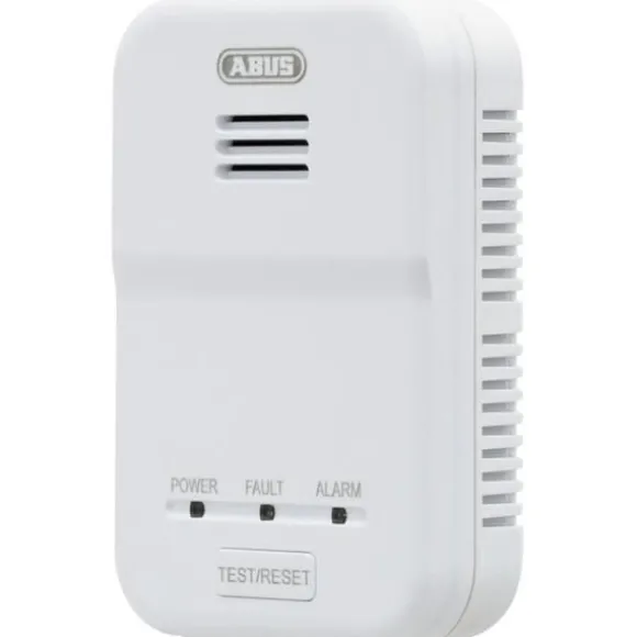 Røgdetektor - ABUS - GWM100ME - Kan tilsluttes op til 10 enheder - 85 dB alarm - 10 års lithiumbatteri