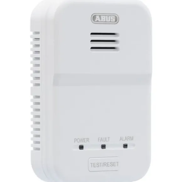 Røgdetektor - ABUS - GWM100ME - Kan tilsluttes op til 10 enheder - 85 dB alarm - 10 års lithiumbatteri