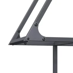 Robust brændestativ i koldvalset stål | 80x25x90 cm | Farve: Antracitgrå