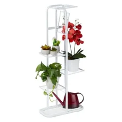 Robust metal blomstertrappe 6 etager