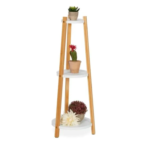 Robust plantestativ med 3 hylder