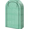 Rootz 4 -trins mini -grønhus - bærbart plantehus - tomatproducent - UV -beskyttelse - 100 x 45 x 160 cm