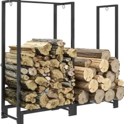 Rootz Brændestativ - Brændestativ - Optændingsorganisator - Holder 200 kg - Pulverlakeret stål - 123cm x 32cm x 115cm